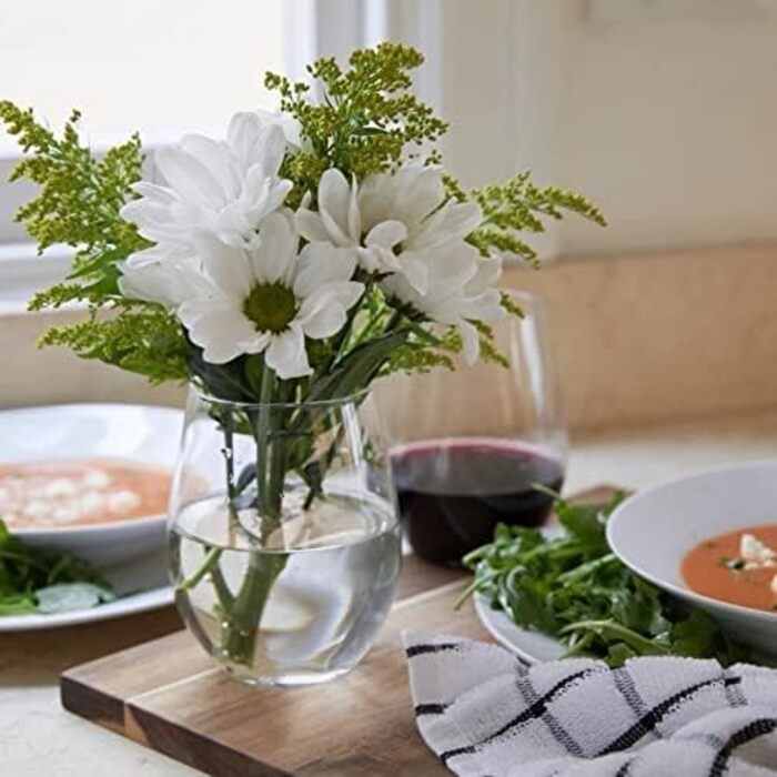 Унцій небиткі пластикові стакани для вина, 450 мл багаторазові надміцні прозорі стакани для пиття, стакани без ніжки для шампанськ