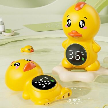 Термометр для ванни для дитини, плаваючий термометр для дитини, з датчиком температури води, точний дисплей температури, плаваючий