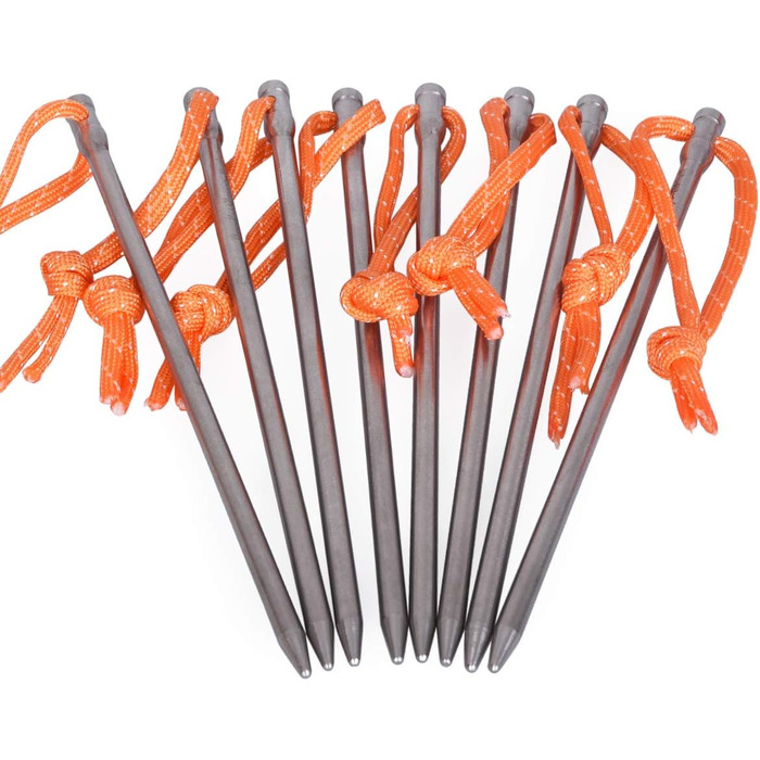 Титанові кілочки Надлегкі наметові кілки Надміцні цвяхи для наметів Вуличні тентові кілки Кемпінговий намет Аксесуари для трави Тв