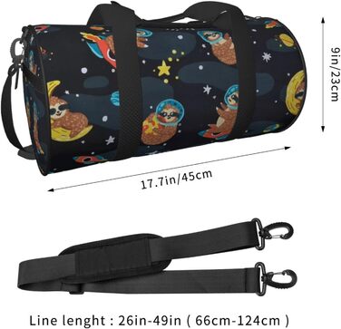 Дорожня сумка-мішок з милими лінивцями, спортивна сумка для чоловіків та жінок, сумка для подорожей та спорту