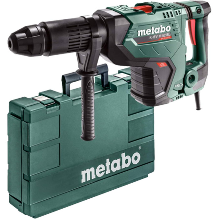 Комбінований відбійний молоток Metabo KHEV 11-52 BL (600767500) у пластиковому корпусі, макс. Енергія одиночного удару (EPTA) 18,8