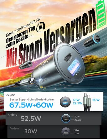 Вт прикурювач USB C автомобільний зарядний пристрій QC3.0 PD45W швидкий металевий автомобільний зарядний пристрій USB C адаптер ав