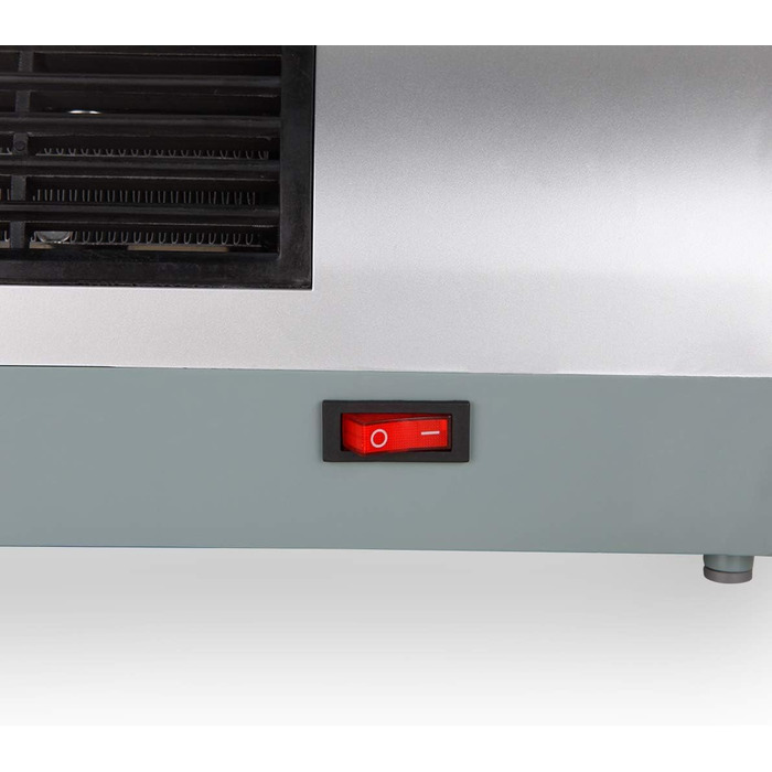 Настінний обігрівач Orbegozo SP 6500, 2000 Вт, пульт дистанційного керування, щоденне та тижневе програмування, захист від перегріву, світлодіодна панель, 1 літр, 44 дБ, пластик, кераміка, сріблястий