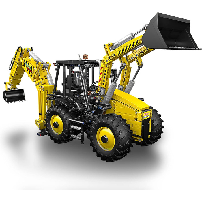 Екскаватор-навантажувач Model Building Set Remote Controled Electric 2239 Pcs Bulldozer Clamping Blocks Construction Kit Technolog