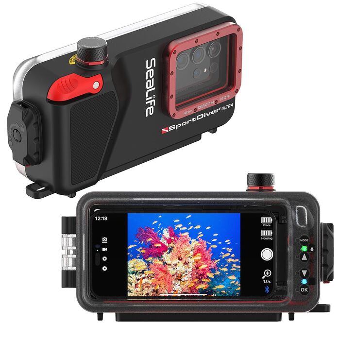 Підводний бокс для відео та фотозанурення SeaLife SportDiver Ultra зі смартфонами (без підсвічування)