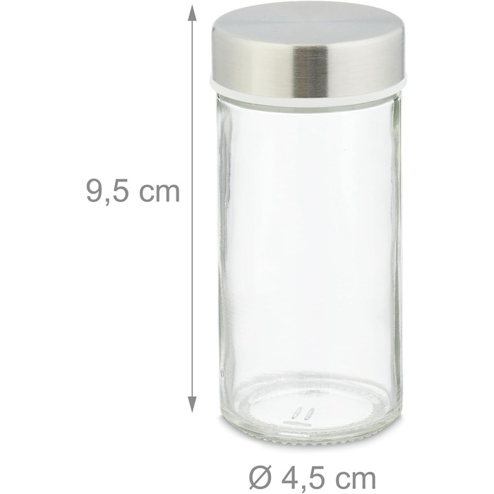 Карусель для спецій Relaxdays, 16 баночок для спецій, підставка для спецій, що обертається на 360, ВШ 27 x 17 x 17 см, підставка для спецій з бамбука, натуральний колір