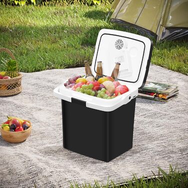 Для охолодження і збереження тепла, Кемпінговий холодильник для автомобіля і розетки з USB, Термобокс, Cool Box Small для вантажів
