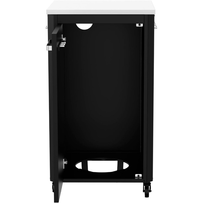 Вулична кухня cozze Висота 110 см Стільниця з нержавіючої сталі Модульна конструкція З місцем для зберігання та гачками Всепогодна та міцна Для печі для піци та гриля 90537