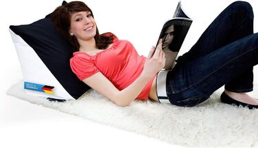 Подушка для читання Книжний хробак ергономічна клиноподібна подушка для шиї з мікробісером, ергономічна подушка для спини, книжкова подушка для тривалого читання та затишних ночей