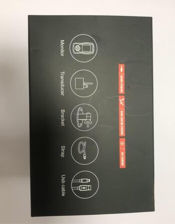 Дротовий портативний ехолот Портативний ехолот для риболовлі Кольоровий монітор для підлідної риболовлі Ехолот для риболовлі на байдарках