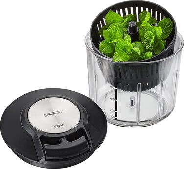 Ручний подрібнювач горіхів, фруктів або овочів, професійний мультиподрібнювач з нержавіючої сталі з тросовою тягою