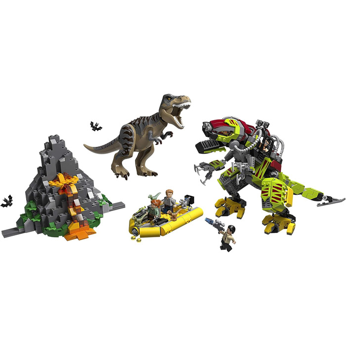 Конструктор LEGO Jurassic World 75938 T. Rex проти Dino-Mech