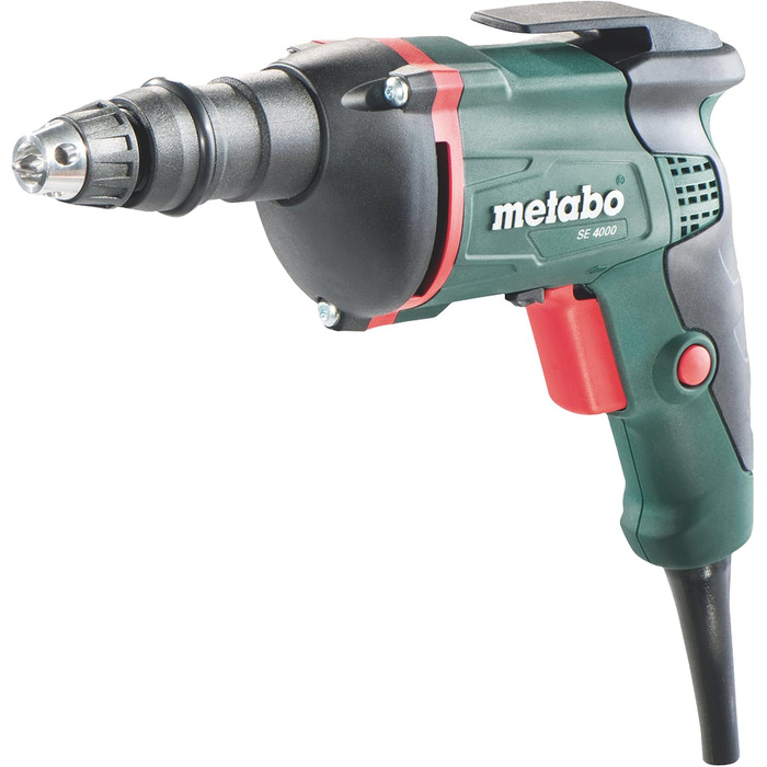 Шуруповерт для гіпсокартону Metabo SE 4000 (620045000) Картонна коробка, макс. М'який крутний момент 9 Нм, Частота обертання на хо