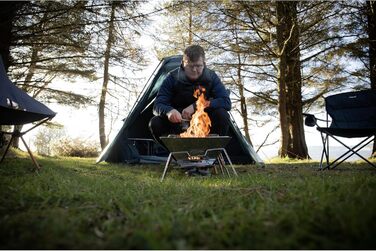 Портативний кемпінговий гриль з сумкою для перенесення, 42 x 43 x 27,5 см, 4,4 кг