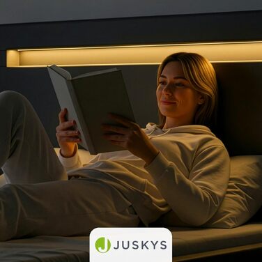 Ліжко Juskys Paris з м&39якою поверхнею 120x200 см - Каркас ліжка зі світлодіодним освітленням, рейковою основою та матрацом - сірий - штучна шкіра - Односпальне ліжко, дитяче ліжко, темно-сірий 120 x 200 см