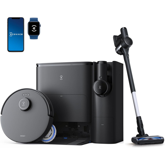 Повний вакуумний робот з функцією миття підлоги, акумуляторний пилосос, універсальна станція для прибирання, 11000 Па, технологія