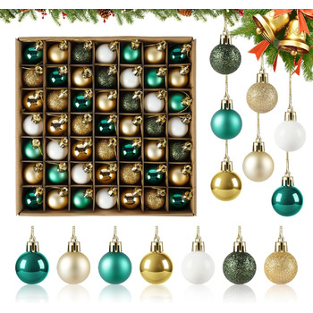 Набір з 49 предметів ялинкових прикрас Agoer