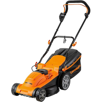 Електрична газонокосарка LawnMaster M2EB1637M 1600 Вт 37 см, 6-позиційне регулювання висоти зрізу 20-70 мм, травозбірник 40 л