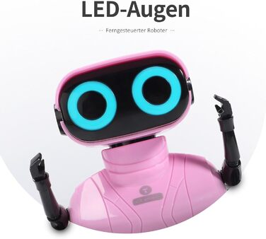 Робот Діти, Іграшка-робот на дистанційному керуванні, Робот на радіоуправлінні зі світлодіодними очима та музикою, Дитяча іграшка