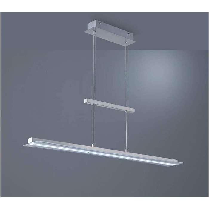 Стеля LED-підвіс Reality Leuchten Smash R32421107, матовий нікель, біле скло, 18 Вт