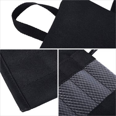 Столові прибори Рулон Чорний кемпінг Портативний намет Кілочки Сумка для перенесення Посуд Кухонний набір Палички для зберігання С