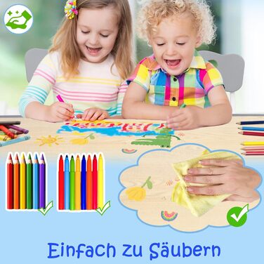Дитячий стіл з 2 стільцями, регульована по висоті 3-секційна дитяча комплектація сидінь, пластикові меблі для дитячої кімнати, ігровий стіл/парта для дітей віком від 2 років, 80x60 см