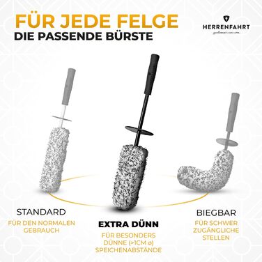 Щітка для обода з мікрофібри ультратонка Надзвичайно вузька насадка для щітки для ретельного очищення без подряпин також заходить