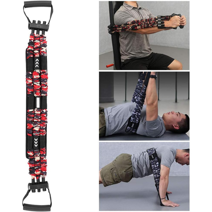 Еспандер для грудей, гриф для віджимань, жим від грудей, тренажер для м&39язів грудей, фітнес-обладнання (1)