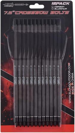 Карбонові болти SP350 для арбалета Cobra System R9 — 7,5″ (218 мм), 100 гран, 12 шт., чорні