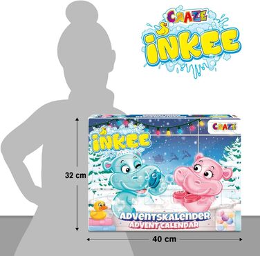 Адвент-календар INKEE Bathing Fun, набір для купання