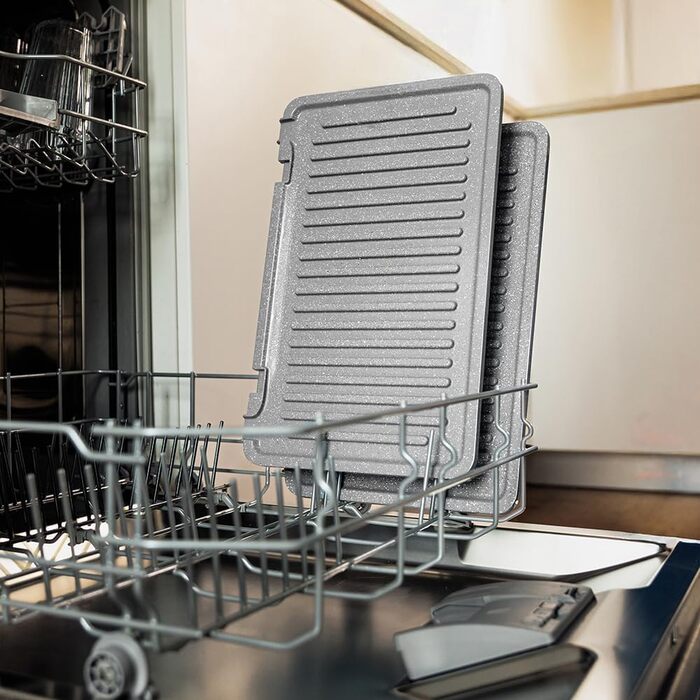 Електричний контактний гриль Cecotec Rock'nGrill 2200 Dual, розкриття 180, 29x23 см, 2200 Вт