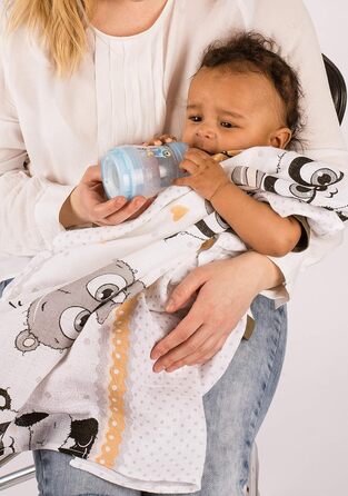 Муслінові пелюшки - муслінові серветки - упаковка 10 70x80 см - тканинні пелюшки, Зроблено в ЄС - перевірено на вміст шкідливих ре