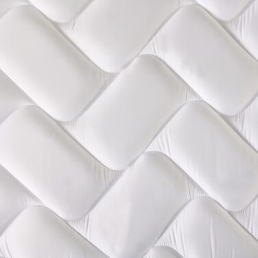 Знімний матрац з анатомічної піни з ефектом пам&39яті, висотою 20 см, напівжорсткий внутрішній шар, гіпоалергенний, виготовлений з поліуретану та піни з ефектом пам&39яті, для односпального ліжка (90 x 195 см).