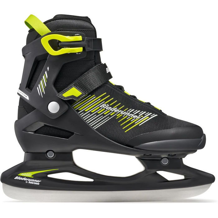Універсальні ковзани Bladerunner Igniter Ice для ковзанів-любителів, чоловічі, чорні/лаймові, 39 (Велика Британія 6 / США 7)