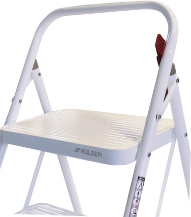 Драбина Rolser Taburete M/10 UNE 2 щаблі Blanco (MET003-1024)