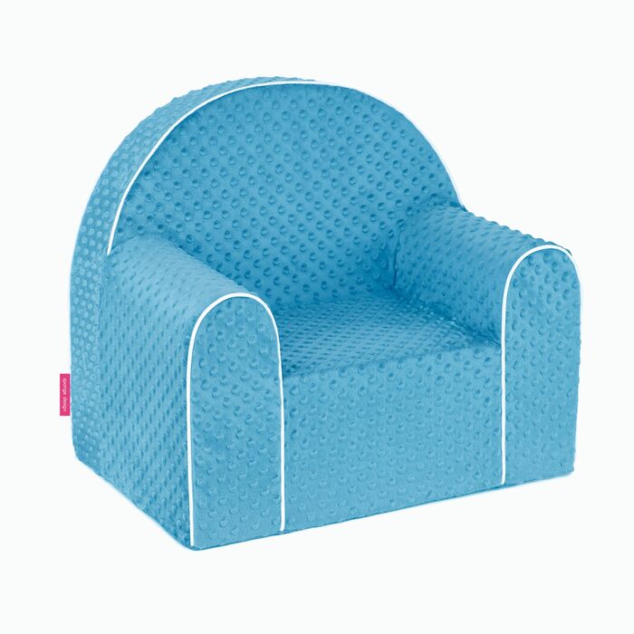 Дитяче крісло від 2 років - Дитяче крісло - Дитяче крісло зі знімним та пральним чохлом - Міні-диван для дівчаток та хлопчиків - Зручне маленьке крісло для дитячих кімнат - Синє