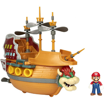 Ігровий набір SUPER MARIO Deluxe Дирижабль Боузера з фігуркою Маріо