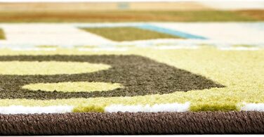 Малюки Алфавітні блоки Дитячий килимок Розмір килимка 4 x 6'