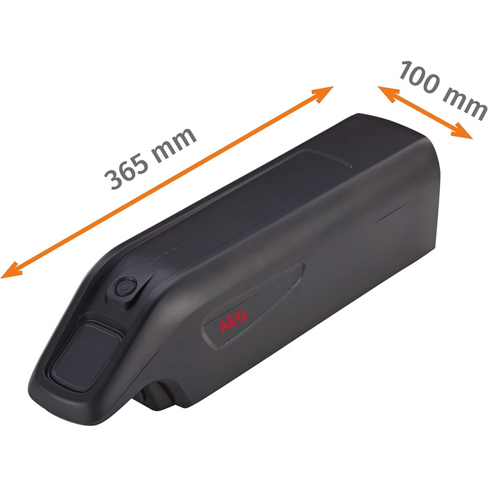 Акумулятор Prophete для електровелосипеда, літій-іонний AEG для нижньої труби 36 В, 10,4 Аг (374 Втгод), сумісний з CAN V2.5, підходить для електровелосипедів