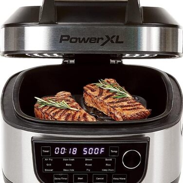 Мультиварка 12 в 1 з функцією підтримання тепла - фритюрниця, духовка, сковорода, рисоварка та багато іншого. - Об'єм 5,7 л - 12 п