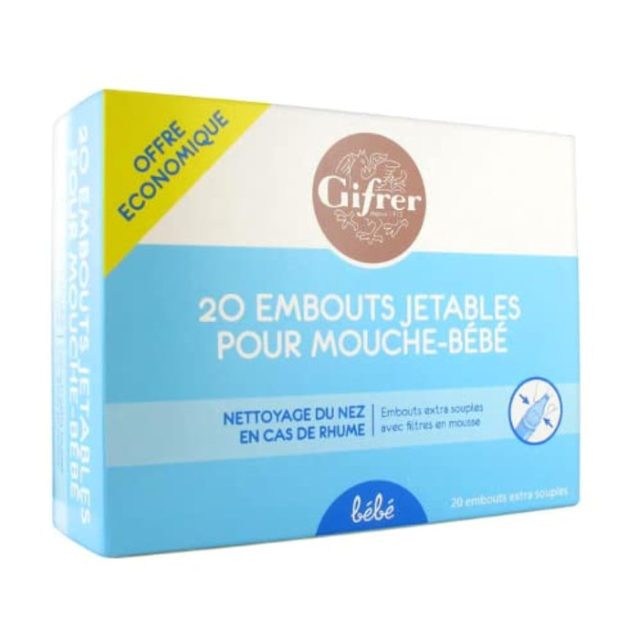 20 embouts jetables pour mouche bb, 20 embouts jetables pour mouche bb