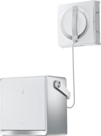 Робот для миття вікон з багатофункціональною станцією 6 в 1, вбудованим акумулятором 4500 мАг, режимом очищення країв, технологією