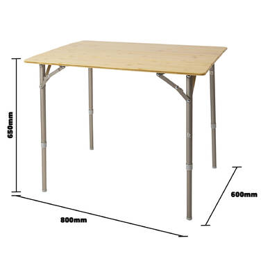 Стіл Bo-Camp Suffolk 80x60 cm Brown (1404650)