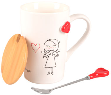 Чашка LED Love Is D, 360 мл (7133177)