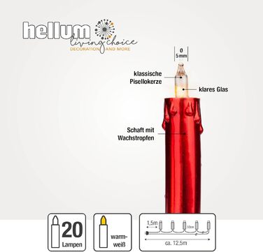 Міні-свічники на 20 лампочок hellum