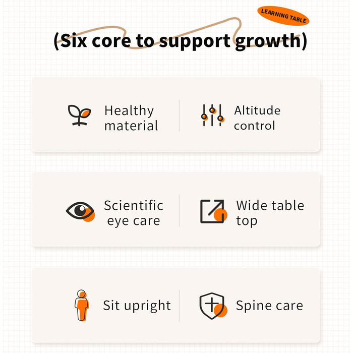 Комплект дитячого столу та стільця, дитячий стіл з регульованою висотою та похилою підставкою для читання, світлодіодна настільна лампа, ергономічний стілець для дівчаток та хлопчиків (синій)
