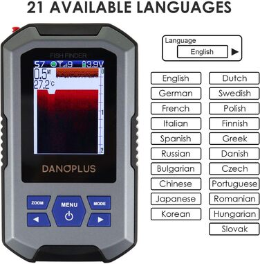 Бездротовий ехолот Портативний ехолот Датчик ехолота Датчик ехолота 45 м Акумуляторний ехолот Аксесуари для риболовлі на байдарках Аксесуари для морської риболовлі, підлідної риболовлі, риболовлі на човні