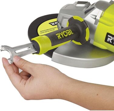 Кутова шліфувальна машина Ryobi EAG2000RS, зелена, 2000 Вт