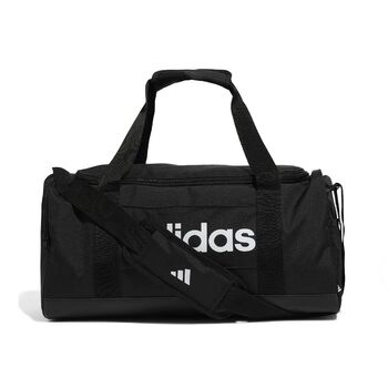 Сумка Adidas Unisex Essentials Linear Duffelbag Medium S Чорний / Чорний / Білий