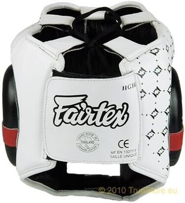 Шолом Fairtex Sparring HG10 білий/чорний L